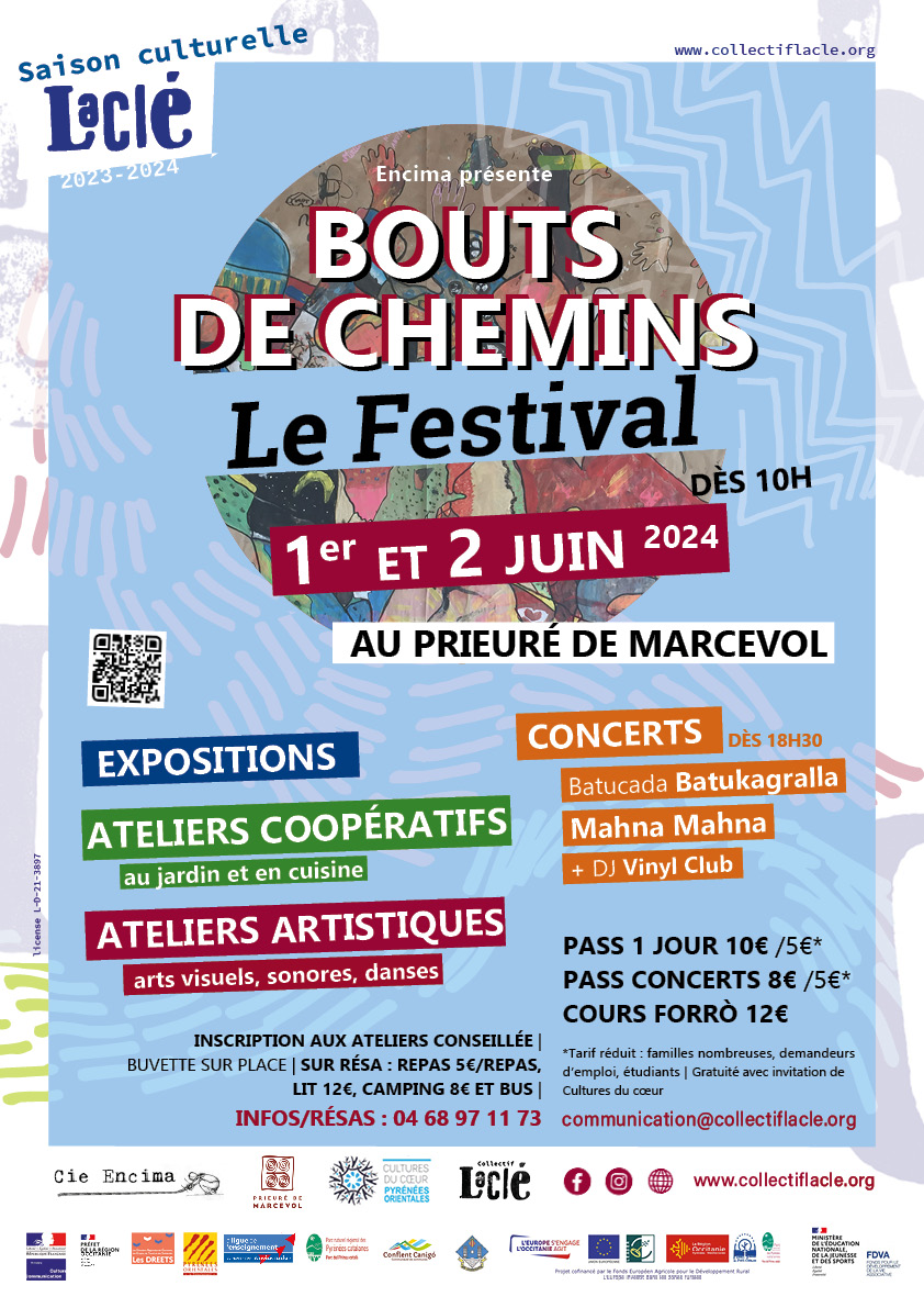 Affiche Festival Bouts de chemins