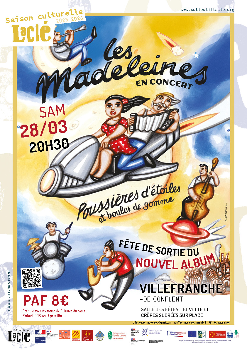 Les madeleines en concert